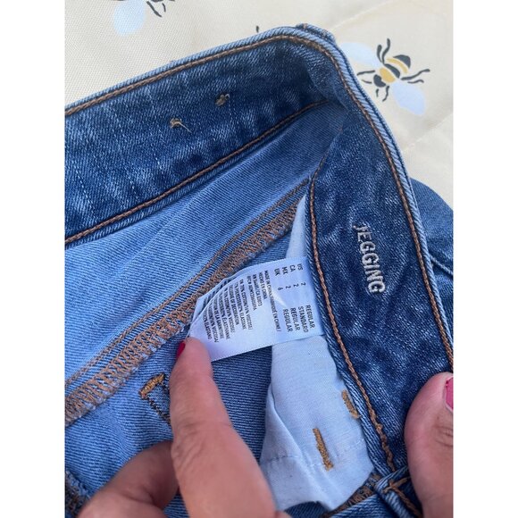 American Eagle Outfitters Super Stretch Jeggings Denim Jeans  Sz 2 - Picture 3 of 4